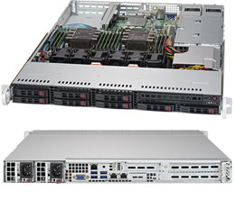 Серверная платформа SuperMicro 1029P-WTR, 2xSocket3647, 12xDDR4, 8x2.5 HDD HS, 1xM.2, 2GLAN, IPMI, Redundant 2x750 Вт, 1U (SYS-1029P-WTR)