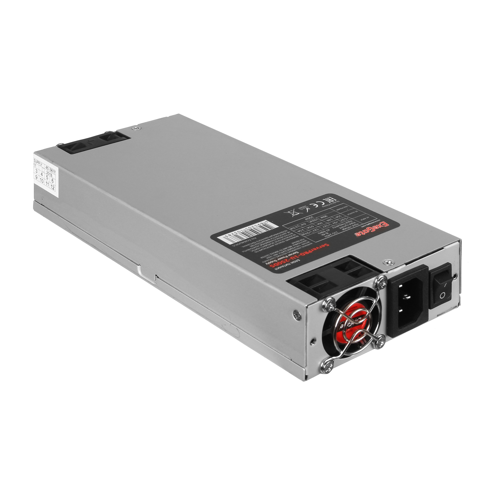 Серверные блоки питания  E2E4 Блок питания 500W 1U ExeGate ServerPRO-1U-500ADS (EX237311RUS)
