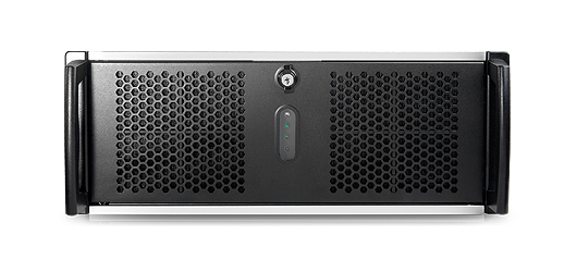 Корпус Chenbro RM41300, E-ATX, 4U RM, без БП, черный/серебристый (RM41300H12*13729)