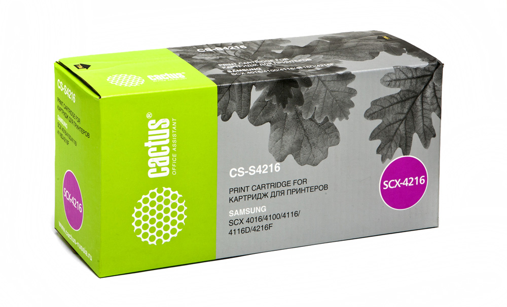 Картридж лазерный Cactus CS-S4216 (SCX-4216D3), черный, 3000 страниц, совместимый, для Samsung SCX-4016/4116/4216