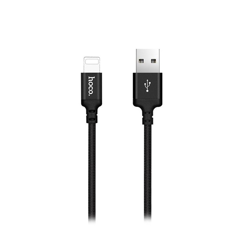 Кабель USB-Lightning Times Speed, HOCO, 2m, чёрный (X14)