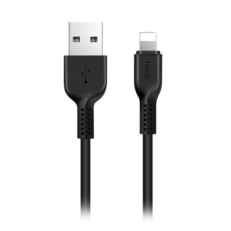 Кабель USB(Am)-Lightning 8-pin(m), 3 м, черный, HOCO Snowy Spirit X20 ( 6957531068921 )