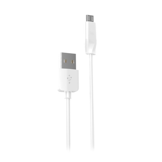 Кабель USB-micro USB, HOCO, 2m, белый, X1 Papid для HTC/Samsung