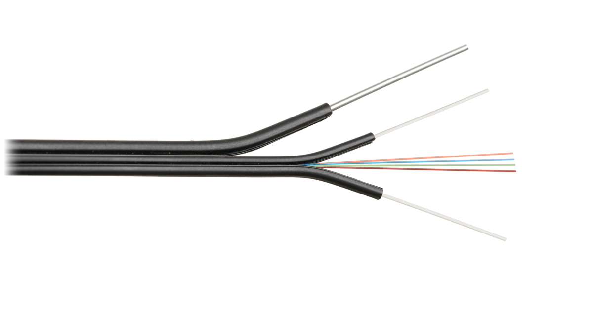 Оптический кабель Кабель оптический NIKOLAN одномодовый, 9/125мкм, G.652.D & G.657.A1, 2 волокна, 1км, черный, для отгрузки требуется барабан, приобретается отдельно (NKL-F-002A1C-00C-BK)
