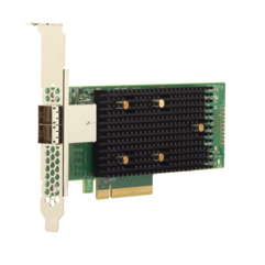 Адаптер HBA Broadcom HBA 9400-8e, SAS/SATA 12G, 8-port (miniSAS HD), PCI-Ex8, SGL (05-50013-01)