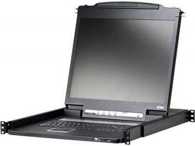 Переключатель KVM (КВМ) консольный ATEN CL1316N-ATA-RG, 16-ПК, LCD 19 1280x1024 (CL1316N-ATA-RG)