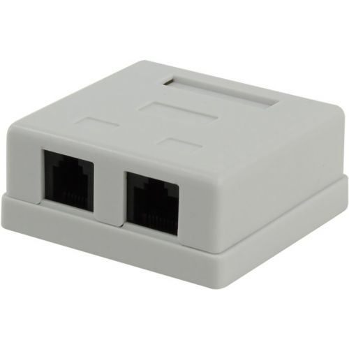 Розетка RJ-45+RJ-11 открытый монтаж категория 5e, 5bites (LY-SB09)