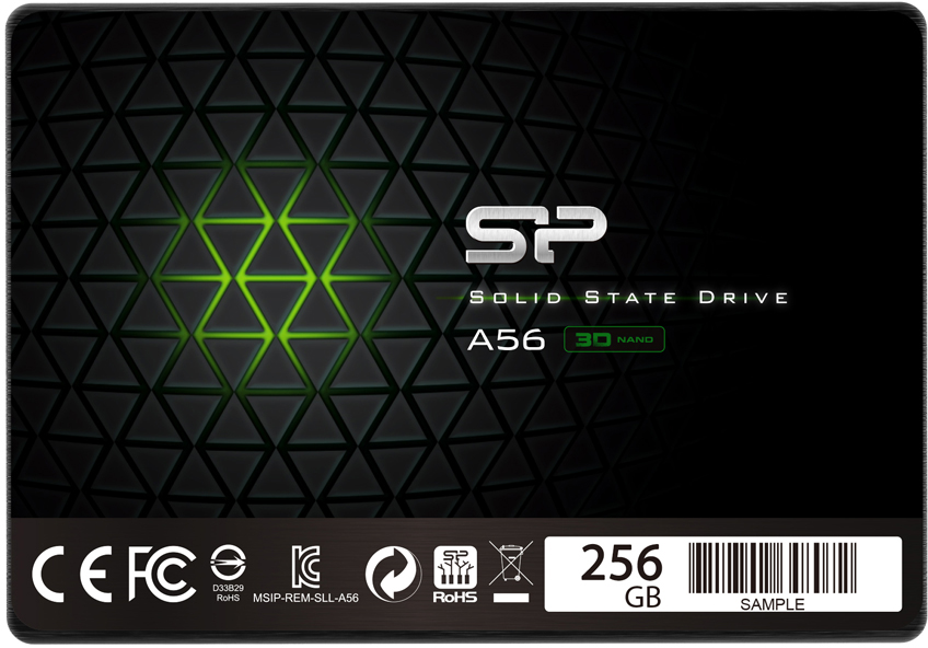   E2E4 Твердотельный накопитель (SSD) Silicon Power 256Gb A56, 2.5, SATA3 (SP256GBSS3A56B25)