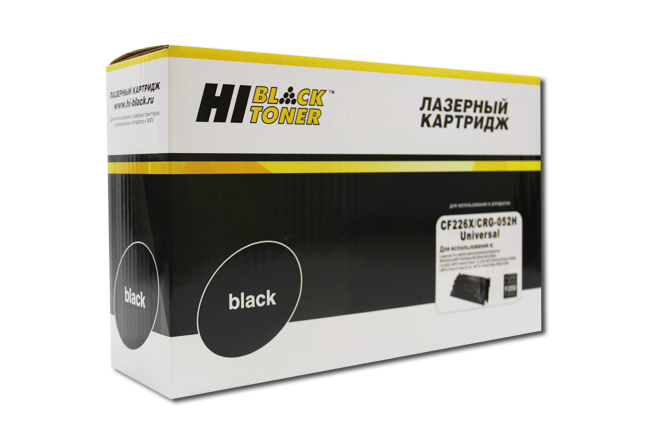 Картридж лазерный Hi-Black HB-CF226X/CRG-052H (26X/052H/CF226X/2200C002), черный, 9200 страниц, совместимый, для LJ Pro M402/M426/LBP-212dw/214dw