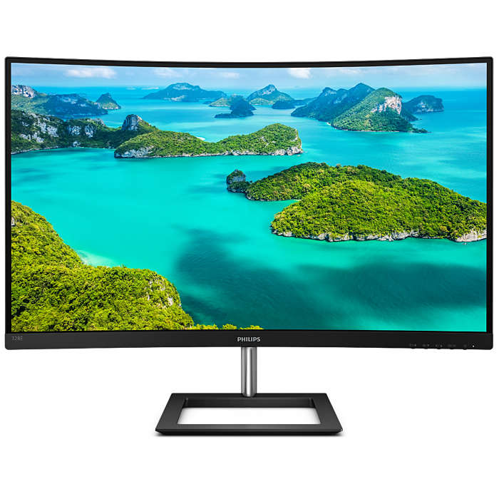 Монитор 32 Philips 328E1CA (00/01) VA, Curved, 3840x2160 (16:9), 250кд/м2, 4мс, FreeSync, HDMI, DisplayPort, черный