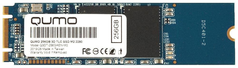 Твердотельный накопитель (SSD) Qumo 256Gb Novation, 2280, M.2 (Q3DT-256GAEN-M2)