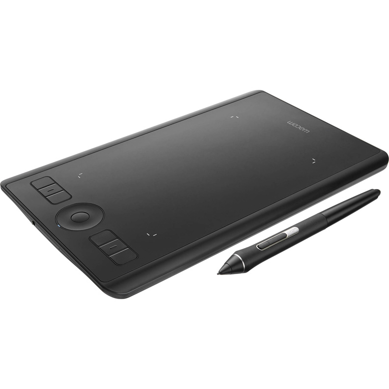 Графический планшет Wacom Intuos Pro S, 160x100, 5080 lpi, черный (PTH460K0B)
