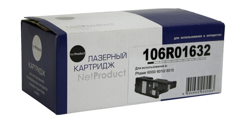 Картридж лазерный NetProduct N-106R01632 (106R01632), пурпурный, 1000 страниц, совместимый, для Xerox Phaser 6000/6010/WC6015