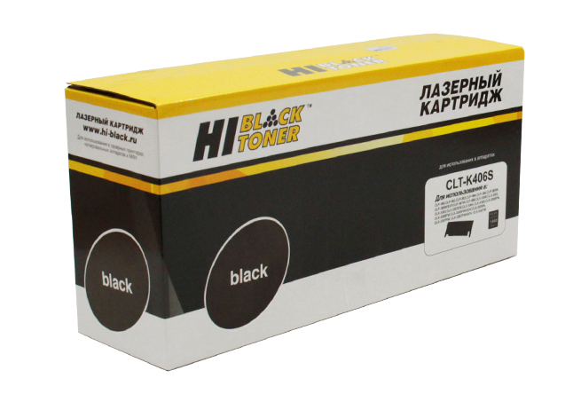 Картридж лазерный Hi-Black HB-CLT-K406S (CLT-K406S), черный, 1500 страниц, совместимый, для Samsung CLP-360/365/368/CLX-3300/3305/3307