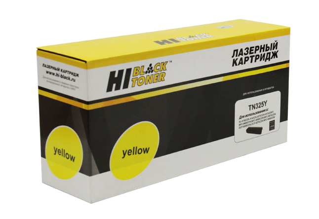 Картридж лазерный Hi-Black HB-TN-325Y, желтый, 3500 страниц, совместимый, для Brother HL-4150CDN/4140CN/4570CDW