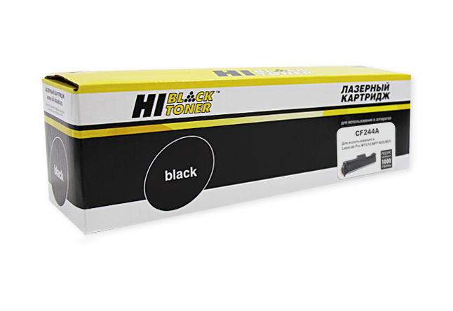 Картридж лазерный Hi-Black HB-CF244A (44A/CF244A), черный, 1000 страниц, совместимый для LJ M15 Pro/M15a Pro/M28a Pro MFP/M28w Pro MFP с чипом