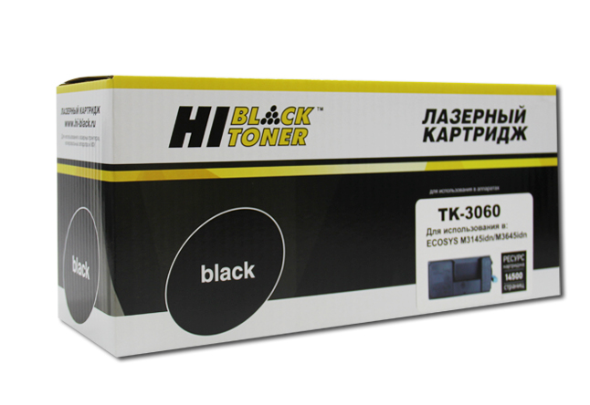 Картридж лазерный Hi-Black HB-TK-3060 (TK-3060/1T02V30NL0), черный, 14500 страниц, совместимый, для Kyocera ECOSYS M3145idn/M3645idn