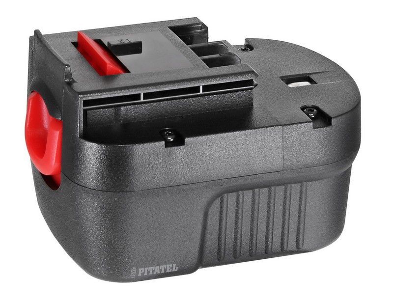   E2E4 Аккумулятор Pitatel 12V, 1.5Ah, Ni-Cd, для Black & Decker A12, A12EX, A12-XJ, FS120B, FSB12, HPB12, 912B.H (TSB-018-BD12B-15C)