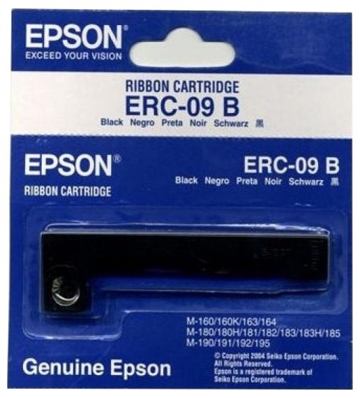 Картридж Epson ERC-09B оригинальный для HX-20/M160/M180/M190, 220000 зн, черный (C43S015354)