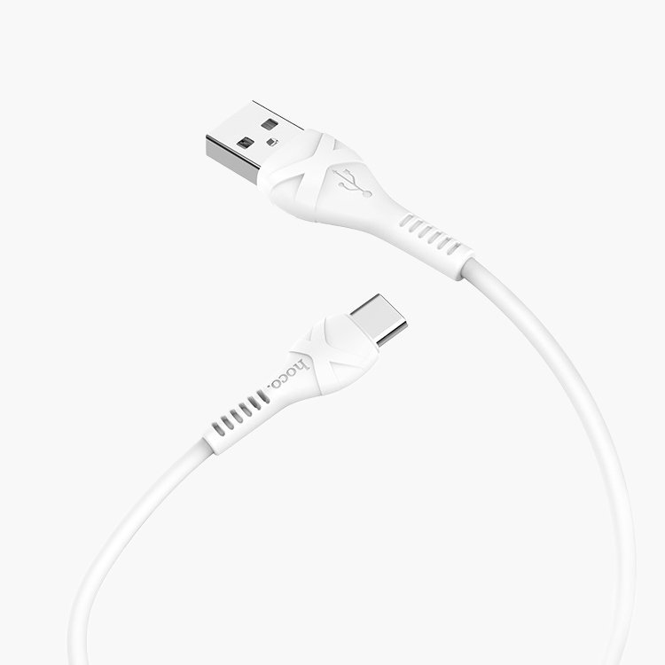 Кабель USB-Type-C, HOCO, X37 Cool power, 1м, белый (108969)