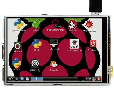 Дисплей ACD Waveshare для Raspberry Pi3, 3.5 480x320 IPS Touch (RA332)