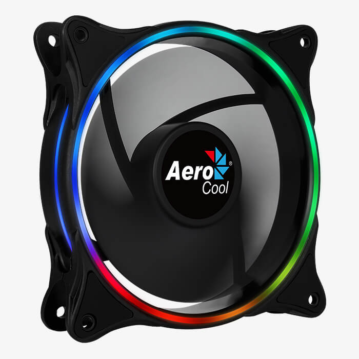 Вентилятор AeroCool Eclipse 12, 120 мм, 1200rpm, 19.8 дБ, 6-pin, 1шт, RGB (4718009158122)