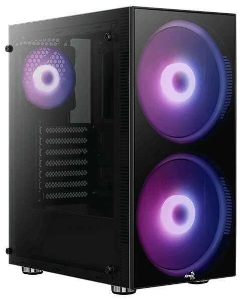 Корпус AeroCool Python, ATX, Midi-Tower, USB 3.0, черный, без БП (4718009158689)