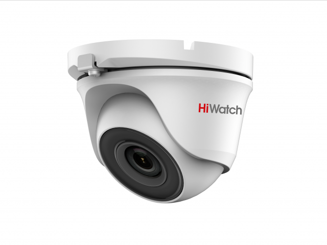 Аналоговые камеры  E2E4 Камера HD-TVI HiWatch DS-T203S 3.6 мм уличная, купольная, 2Мпикс, CMOS, до 30 кадров/с, до 1920x1080, ИК подсветка 30 м, -40 - +60