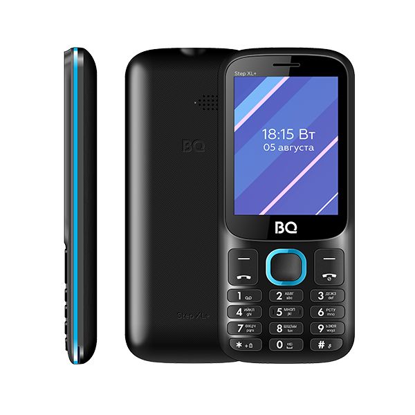 Мобильный телефон BQ 2820 Step XL+, 2.8 TN, 32Mb RAM, 32Mb, 2-Sim, 1000 мА·ч, micro-USB, черный/синий