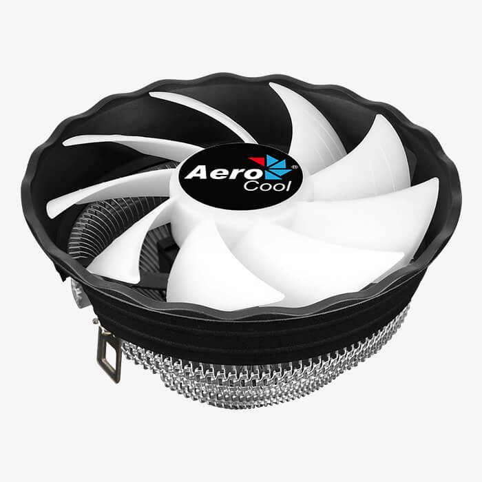 Кулеры для процессоров  E2E4 Кулер для процессора Aerocool Air Frost Plus FRGB 3P для Socket 775/115x/1200/AM2/AM2+/AM3/AM3+/FM1/AM4/FM2/FM2+, 120 мм, 1500rpm, 24.2 дБА, 110 Вт, 3-pin, Al, RGB