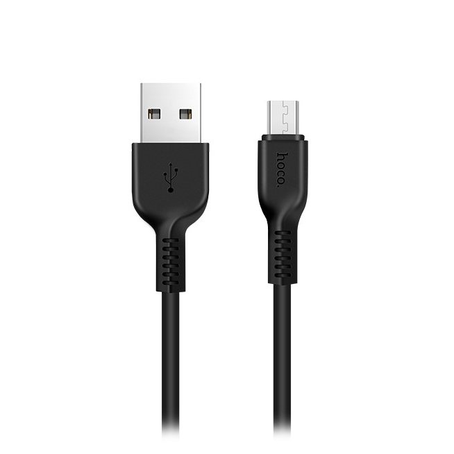 Кабель USB-Micro USB, быстрая зарядка, 2.4А, 3 м, черный, HOCO X20 Desert Camel (6957531068945)