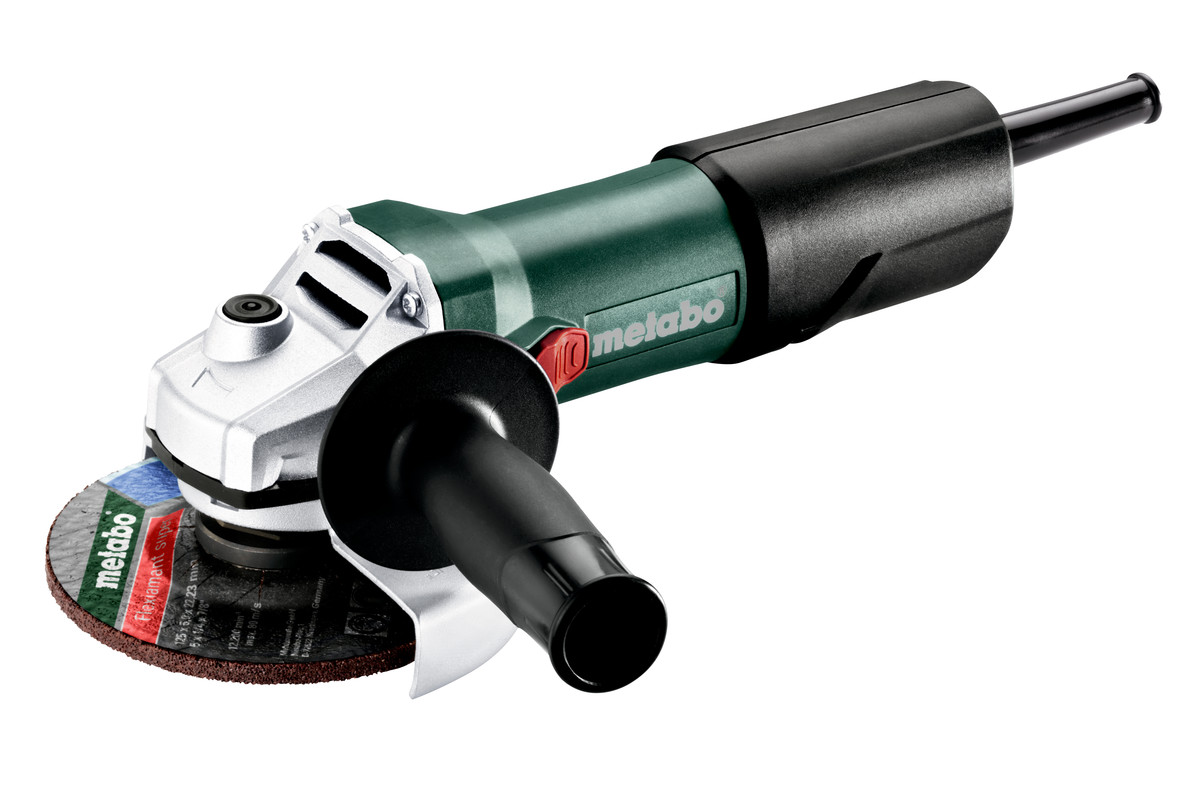 УШМ (болгарка) Metabo WEV 850-125, сетевая, 850Вт, 125мм, 11500 об/мин, регулировка частоты вращения, 1.9кг (603611000)