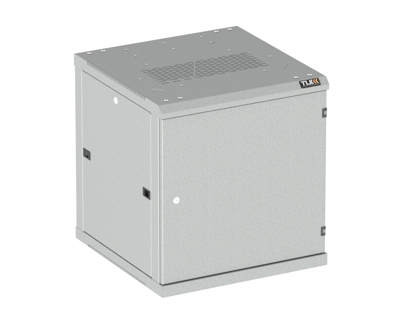 Шкаф телекоммуникационный настенный 12U 600x450 мм, металл, серый, разборный, TLK TWC (TWC-126045-R-M-GY)