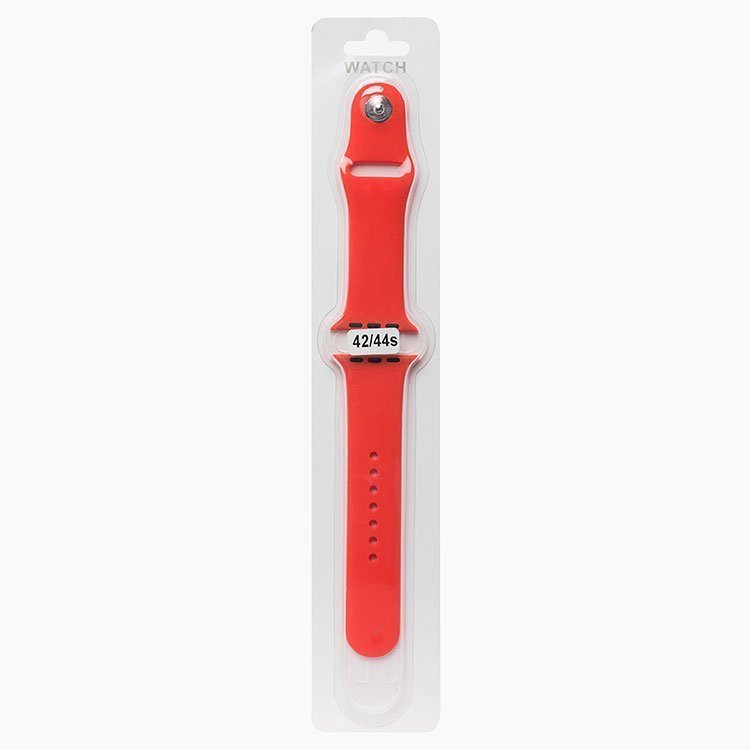   E2E4 Ремешок Sport Band для Apple Watch, S, силикон, оранжевый (107219)