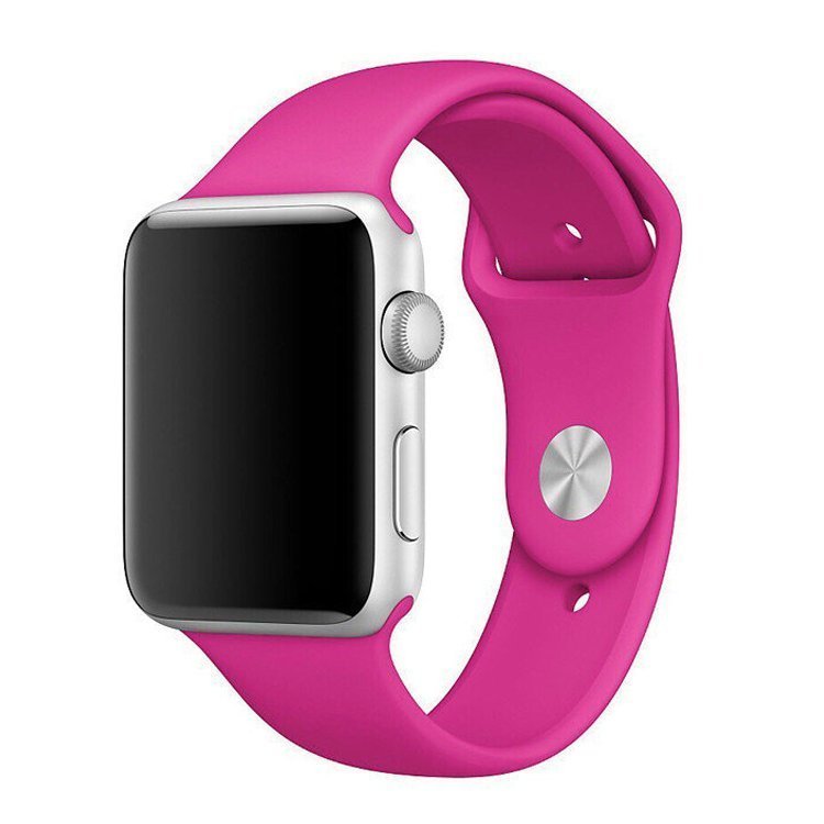 Ремешки и браслеты для умных гаджетов Ремешок Sport Band для Apple Watch, S, силикон, розовый (107224)