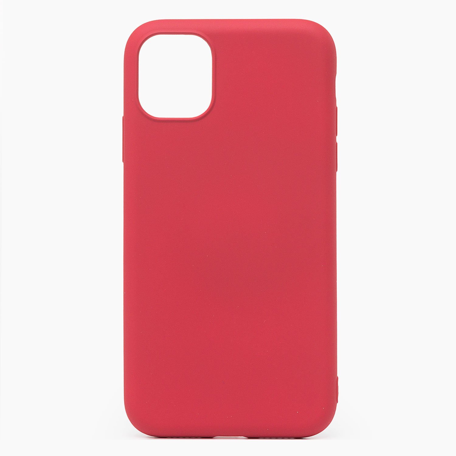 Чехол-накладка Activ Original Design для смартфона Apple iPhone 11, soft-touch, бордовый (115574)