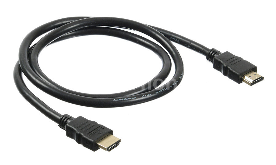 Кабель HDMI(19M)-HDMI(19M) v2.0, 1 м, черный Buro