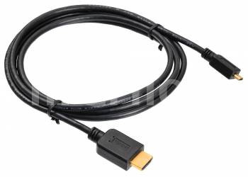 Кабель HDMI(19M)-Micro HDMI(19M) v1.4, 1.8 м, черный Buro