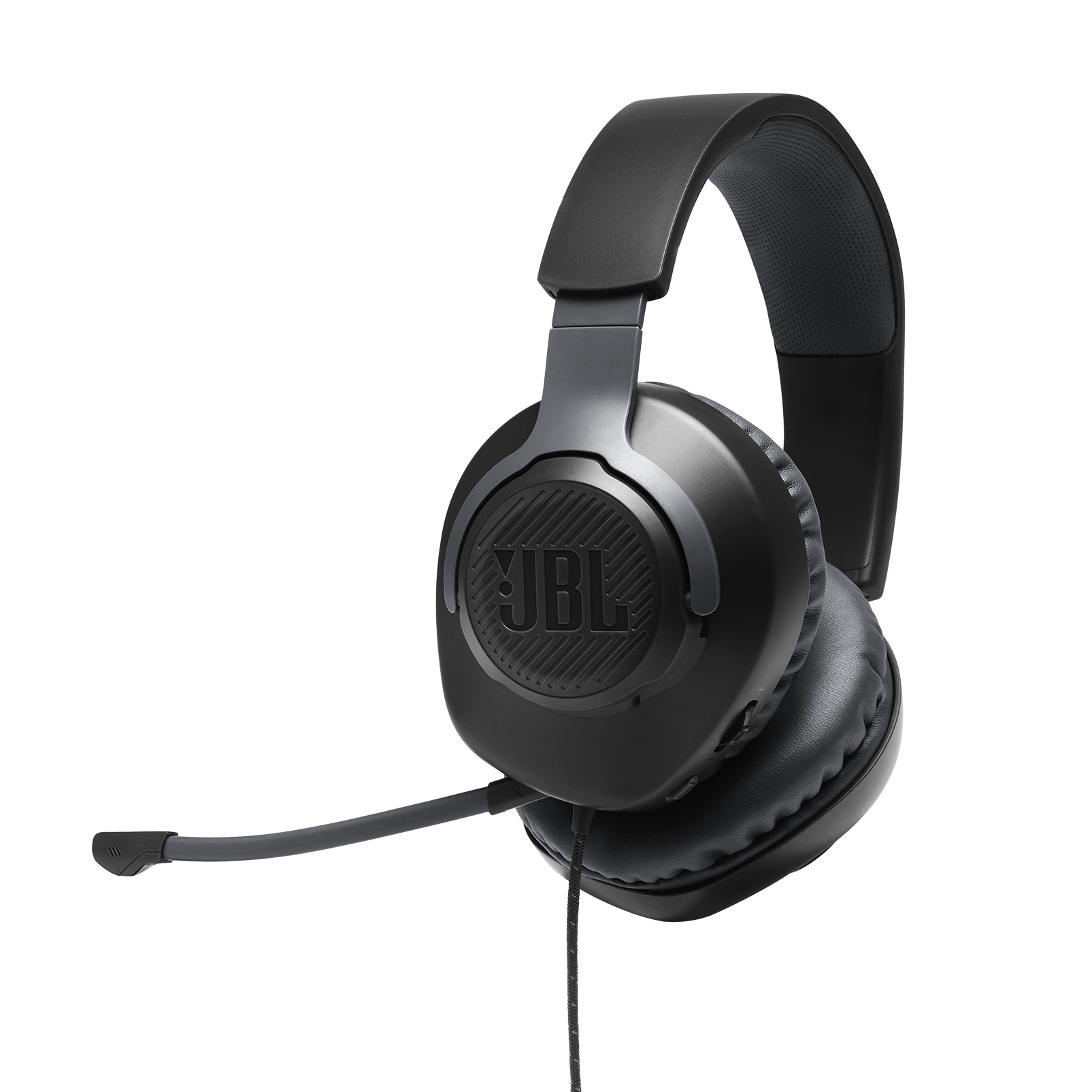 Проводная гарнитура JBL QUANTUM 100, Jack 3.5mm, черный (JBLQUANTUM100BLK)