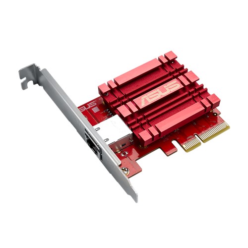 Сетевая карта ASUS XG-C100C, 1xRJ-45, 10/100/1000/10000, PCI-E, Retail (90IG0440-MO0R00)