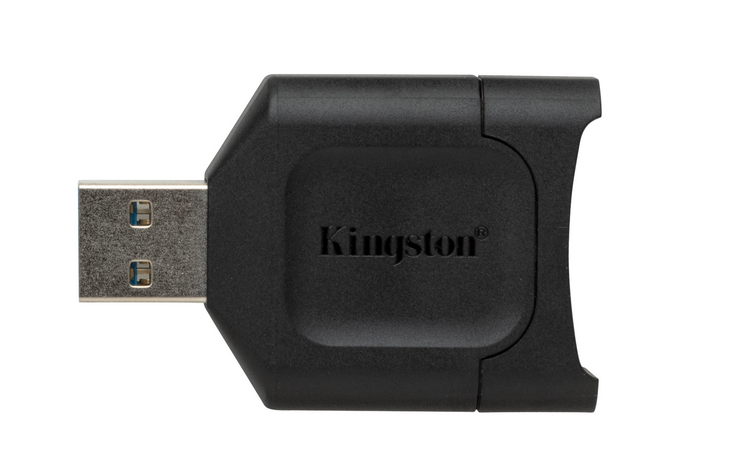 Картридер внешний Kingston MobileLite Plus, SD/SDXC/SDHC, USB 3.2, черный (MLP)