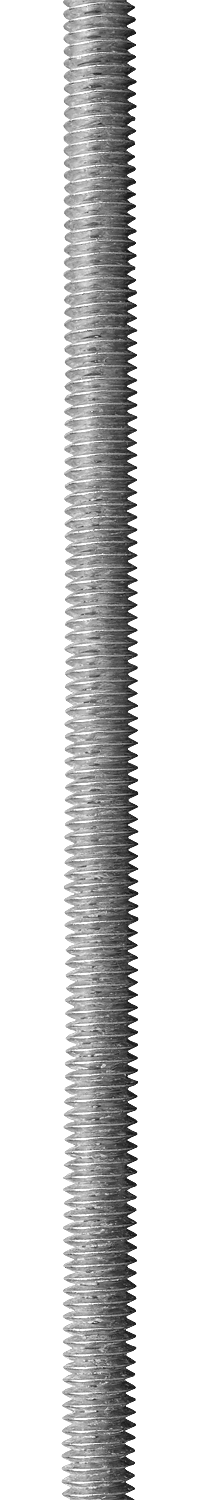 Шпилька резьбовая M14 x 2 м, сталь, DIN 975, оцинкованная, ЗУБР (4-303350-14-2000)