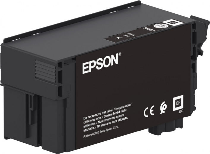 Картридж струйный Epson T40D1 (C13T40D140), черный, оригинальный, объем 80 мл для Epson SC-T3100/SC-T3100N/SC-T5100/SC-T5100N