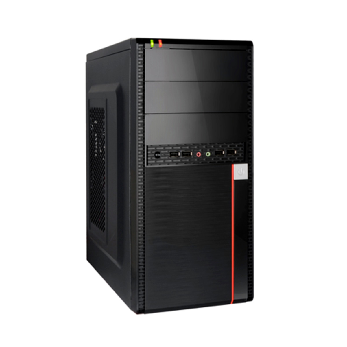 Корпус ExeGate BA-204U, mATX, Mini-Tower, 2xUSB 3.0, черный, 450 Вт (EX284036RUS)