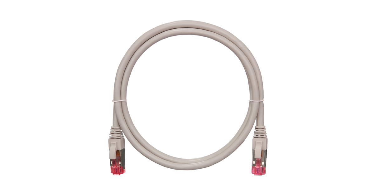 Патч-корд SSTP кат.6a, 0.15м, RJ45-RJ45, серый, CU, экранированный, NIKOMAX (NMC-PC4SA55B-001-GY/NMC-PC4SA55B-001-GY)