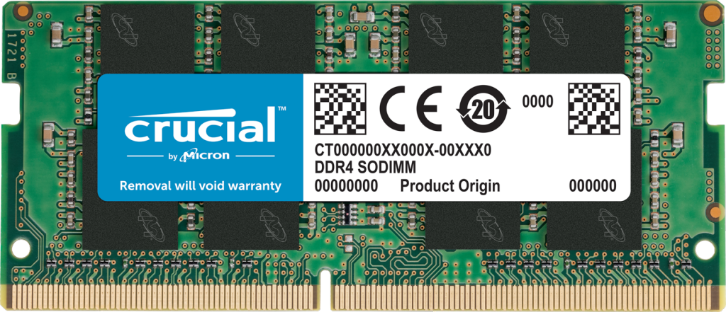 Для ноутбука (SO-DIMM)  E2E4 Память DDR4 SODIMM 16Gb, 3200MHz, CL22, 1.2 В, Crucial (CT16G4SFRA32A)