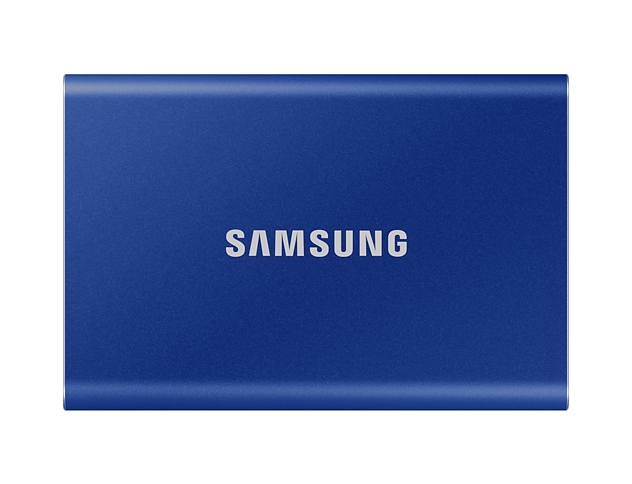 Внешний твердотельный накопитель (SSD) Samsung 2Tb T7, 1.8, USB 3.2/Type-C, синий (MU-PC2T0H/WW)