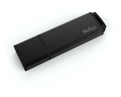 Флешка 32Gb USB 2.0 Netac U351, черный (NT03U351N-032G-20BK)