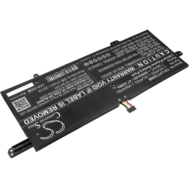 Аккумуляторная батарея Pitatel BT-2925 для Lenovo IdeaPad 720s/IdeaPad 720S-13/Ideapad 720S-13ARR , L16C4PB3, L16L4PB3, 7.68V, 6200mAh, черный (BT-2925)