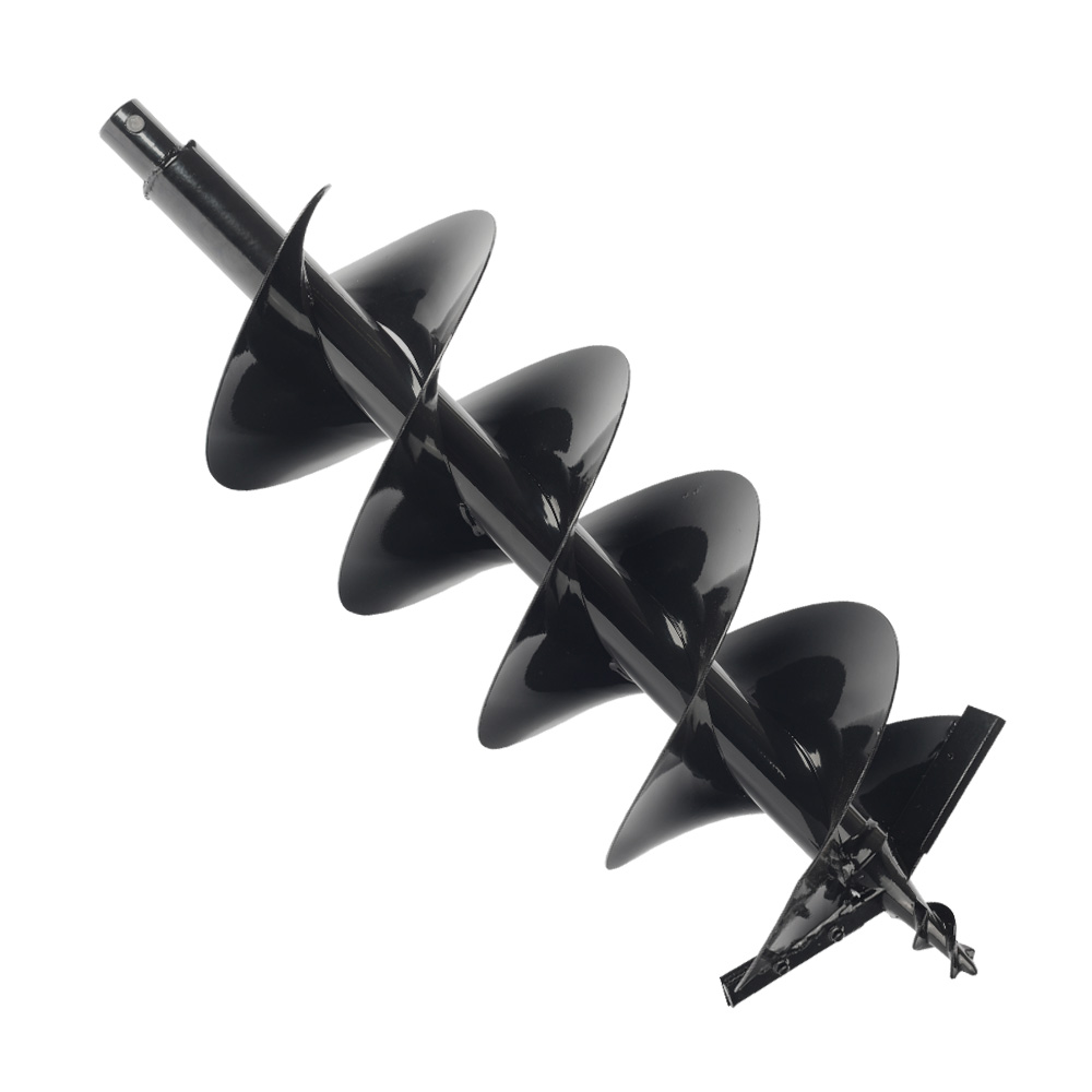 Шнек для мотобура Patriot D 250B, двухзаходный для грунта, ⌀ 25 см, L= 80 см, диаметр соединения 2 см (742004457)